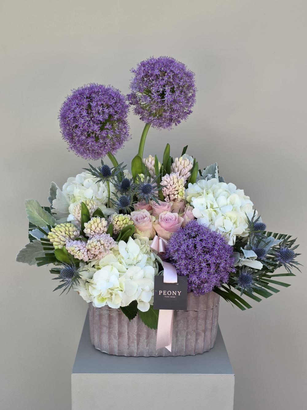 Purple Allium Garden 